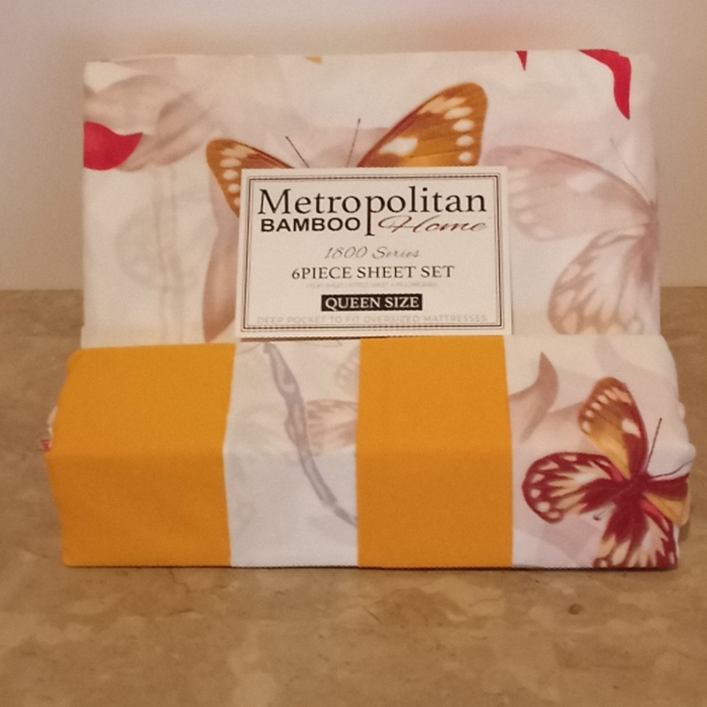 Metropolitan Bamboo Tropical Butterfly Queen Sh… - Picture 4 of 12